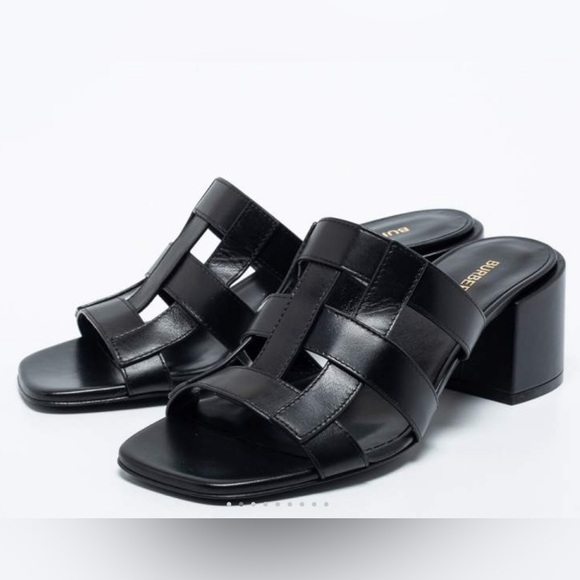 NWOB BURBERRY Lyna Leather Sandals, 100% Authentic! - Picture 2 of 15